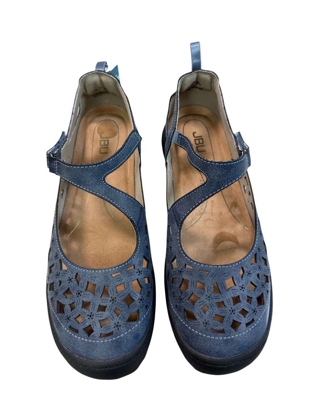 JBU Bellerose Encore Casual Mary Jane Flats in Denim Color Women’s Size 11M